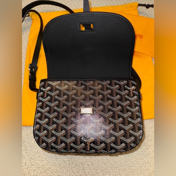 SOLD*Goyard Belvedere II Messenger Bag Coated Canvas PM Black - Picture 5 of 11